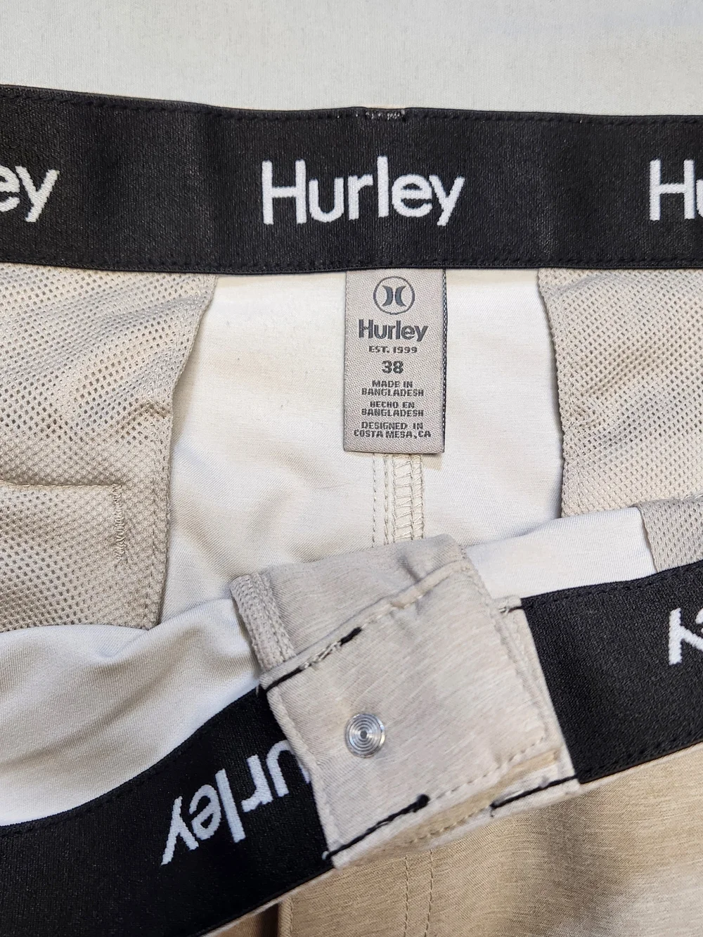 Lot 2 Hurley Shorts Men's 38 Hybrid 9